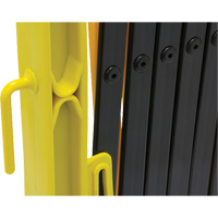 Xpandit Barricade, 36" H x 11.5' L, Black/Yellow Ontario Packaging