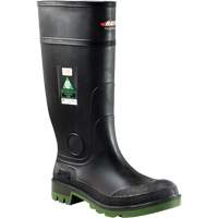 Enduro All Season Industrial Boots, Rubber, Steel Toe, Size 8, Puncture Resistant Sole Ontario Packaging