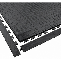 Rejuvenator Connect No. 502 Matting, Polyurethane, 3' W x 3' L, 5/8" Thick, Black Ontario Packaging