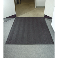 Waterhog&reg; Eco Elite Matting, Wiper/Scraper, 6' x 6' x 3/8", Grey Ash Ontario Packaging