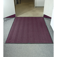 Waterhog&reg; Eco Elite Matting, Wiper/Scraper, 6' x 6' x 3/8", Maroon Ontario Packaging