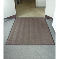 Waterhog&reg; Eco Elite Matting, Wiper/Scraper, 4' x 6' x 3/8", Chestnut Brown Ontario Packaging