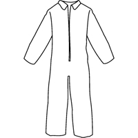 Pyrolon<sup>®</sup> Plus 2 Disposable FR Coveralls, Small, Blue, FR Treated Fabric SN339 | Ontario Packaging