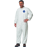 Coveralls, Medium, White, Tyvek&reg; 400 Ontario Packaging