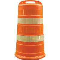 Trailboss Channelizer Drums, 41.27" High, Orange Ontario Packaging