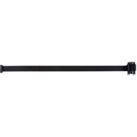 Tape Cassette for Build-Your-Own Crowd Control Barriers, 7', Black Tape Ontario Packaging
