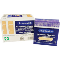 Salvequick&reg; Bandage Dispensing Systems Refills, Rectangular/Square, Plastic, Sterile Ontario Packaging