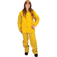 RZ100 Rain Suit, Polyester/PVC, X-Large, Yellow Ontario Packaging