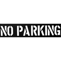Parking Lot Stencils, English, 12" SB001 | Ontario Packaging