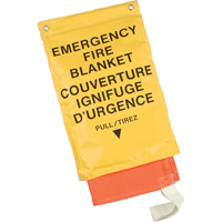 Emergency Fire Blankets, Fibreglass, 72"L x 72"W SB884 | Ontario Packaging