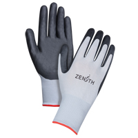 Lightweight Breathable Coated Gloves, 7/Small, Foam Nitrile Coating, 13 Gauge, Polyester Shell SBA612 | Ontario Packaging