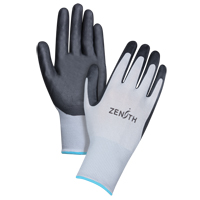 Gants l&eacute;gers enduits et respirants, 10/T-Grand, R&ecirc;vetement Mousse de nitrile, Calibre 13, Enveloppe en Polyester Ontario Packaging