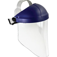 Ratchet Headgear with Faceshield, Polycarbonate, Ratchet Suspension Ontario Packaging