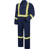 Combinaisons &agrave; visibilit&eacute; sup&eacute;rieure, Hommes, Bleu marine, Taille 38 Ontario Packaging
