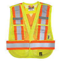 Open Road&reg; Tear Away Vest , High Visibility Lime-Yellow, Polyester Ontario Packaging