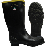 Handyman Boots, Natural Rubber, Steel Toe, Puncture Resistant Sole, Size 8 SDL893 | Ontario Packaging