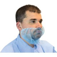 Disposable Beard Covers, Polypropylene, Blue Ontario Packaging