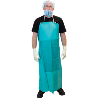 PVC Aprons, PVC, Green, 36" W x 50" L Ontario Packaging