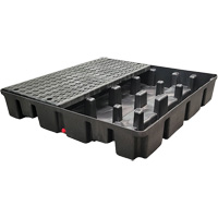 Nestable Spill Pallet Without Drain, 66 US gal. Spill Capacity, 49" x 49" x 10.5" Ontario Packaging