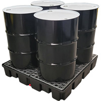 Nestable Spill Pallet Without Drain, 66 US gal. Spill Capacity, 49" x 49" x 10.5" Ontario Packaging