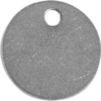 Blank Tags, Stainless Steel, 1.5" dia Ontario Packaging