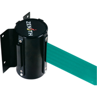 Barri&egrave;re &agrave; fixation murale, Acier, Fixation par vis, 7', Ruban Vert Ontario Packaging