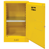 Flammable Storage Cabinet, 12 gal., 1 Door, 23" W x 35" H x 18" D Ontario Packaging