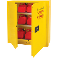 Armoire pour produits inflammables, 24 gal., 2 Porte(s), 43" La x 44" h x 12" p Ontario Packaging