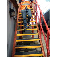 Safestep<sup>®</sup> Anti-Slip Step Cover, 10" W x 32" L, Black & Yellow SDN793 | Ontario Packaging