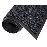 Tapis Astro-Plus, Poly&eacute;thyl&egrave;ne, Grattoir Type, Motif Textur&eacute;, 3-3/10' x 4', Charbon Ontario Packaging