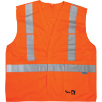 Fire Retardant Safety Vest, High Visibility Orange, Medium/Small, Polyester Ontario Packaging