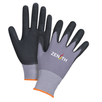 ZX-1 Premium Touchscreen Compatible Gloves, 7/Small, Nitrile/Foam Nitrile Coating, 15 Gauge, Nylon Shell Ontario Packaging