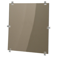Flat Mirror, 18" H x 30" W, Framed SGT378 | Ontario Packaging