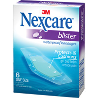 Nexcare Waterproof Blister Bandages, Rectangular/Square, 2-1/4", Plastic, Sterile Ontario Packaging