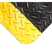 Smart Mats No.497, Diamond, 4' x 10' x 1", Black/Yellow, PVC/Urethane Ontario Packaging