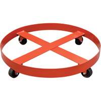 Poly-Collector Drum Dolly, 27.5" dia. x 5.5" H Ontario Packaging