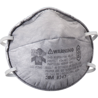 Respirateurs contre les particules 8247, R95, Certifi&eacute; NIOSH Ontario Packaging