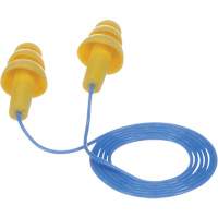 E-A-R Ultrafit Premolded Earplugs, Corded, Bulk - Polybag, 25 dB NRR, One-Size Ontario Packaging