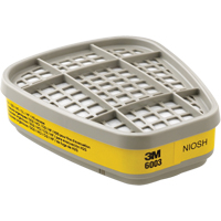 Cartouches pour respirateur s&eacute;rie 6000, Cartouche gaz/vapeur, Vapeurs organiques/Gaz acides Ontario Packaging