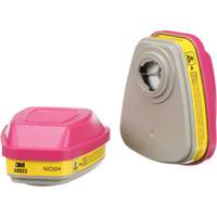 Cartouches pour respirateur s&eacute;rie 6000, Cartouche gaz/vapeur, Vapeurs organiques/Gaz acides/P100 Ontario Packaging