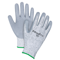 Seamless Stretch Cut-Resistant Gloves, Size Medium/8, 13 Gauge, Nitrile Coated, HPPE Shell, ANSI/ISEA 105 Level 2/EN 388 Level 3 Ontario Packaging