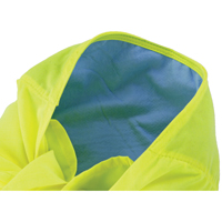 Chill-Its&reg; 6710CT Cooling Triangle Hats, High Visibility Lime-Yellow Ontario Packaging