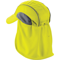 Chapeaux de refroidissement avec voiles pour le cou Chill-Its 6650, Lime haute visibilit&eacute; Ontario Packaging