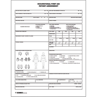 Patient Assessment Chart SEE693 | Ontario Packaging