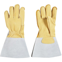 Welding Gloves, Grain Cowhide, Size Medium SEE837 | Ontario Packaging