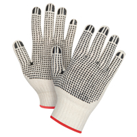 Gants tricot&eacute;s de poids lourd &agrave; deux c&ocirc;t&eacute;s avec pois, Poly/coton, Deux c&ocirc;t&eacute;s, Calibre 7, Petit Ontario Packaging
