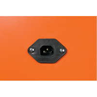 Emergency Preparedness Storage Cabinets, Steel, 4 Shelves, 65" H x 43" W x 18" D, Orange Ontario Packaging