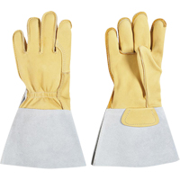 Lineman's Glove, Large, Grain Cowhide Palm SEH743 | Ontario Packaging