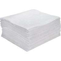 Premium Meltblown Sorbent Pads, Oil Only, 15" x 18", 15 gal. Absorbancy Ontario Packaging