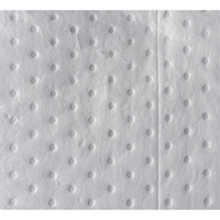 Feuilles absorbantes li&eacute;es de premi&egrave;re qualit&eacute;, Huile seulement, 15" x 17", 8 gal. d'absorption Ontario Packaging